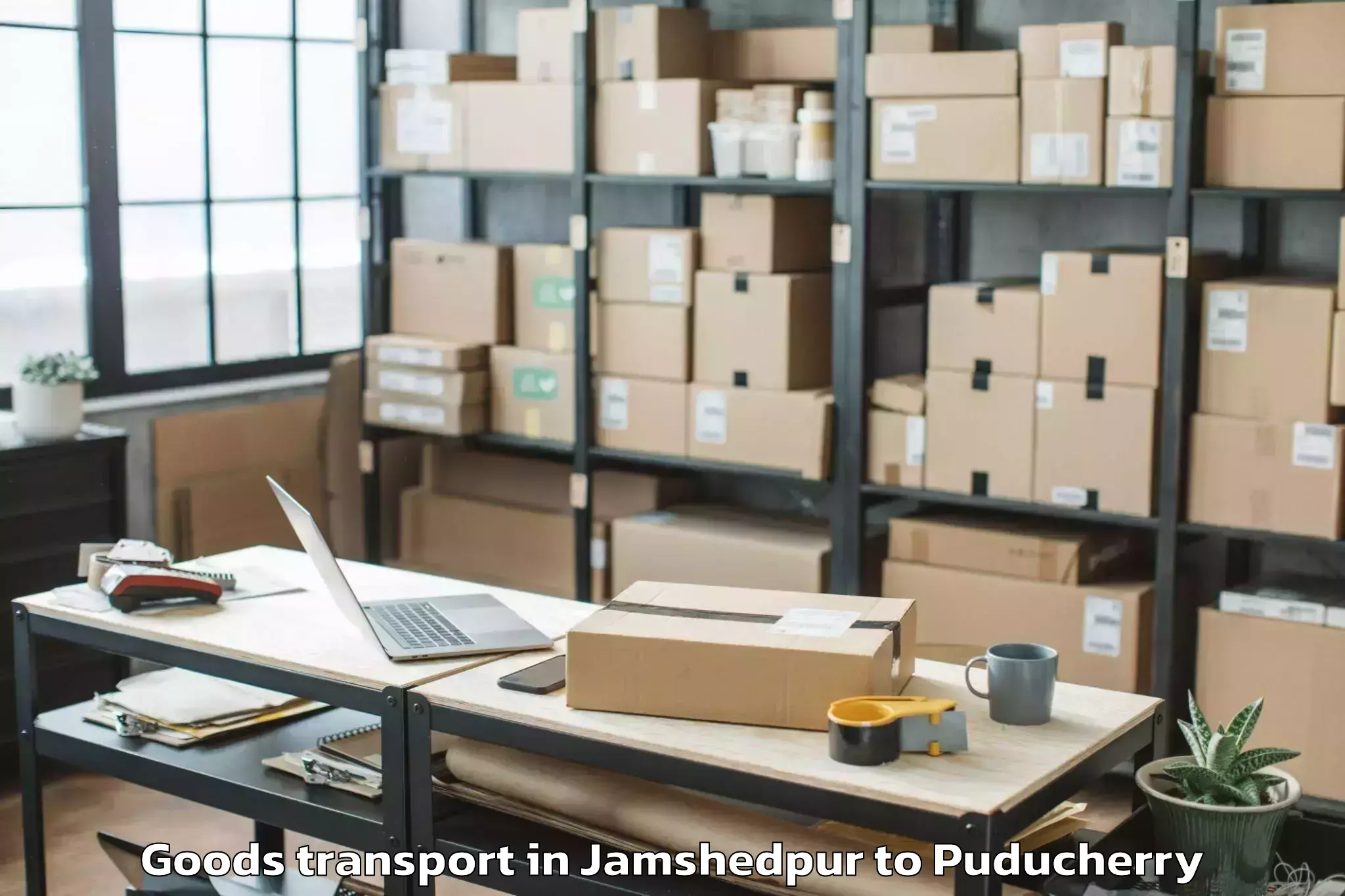 Trusted Jamshedpur to Pondicherry University Puduche Goods Transport